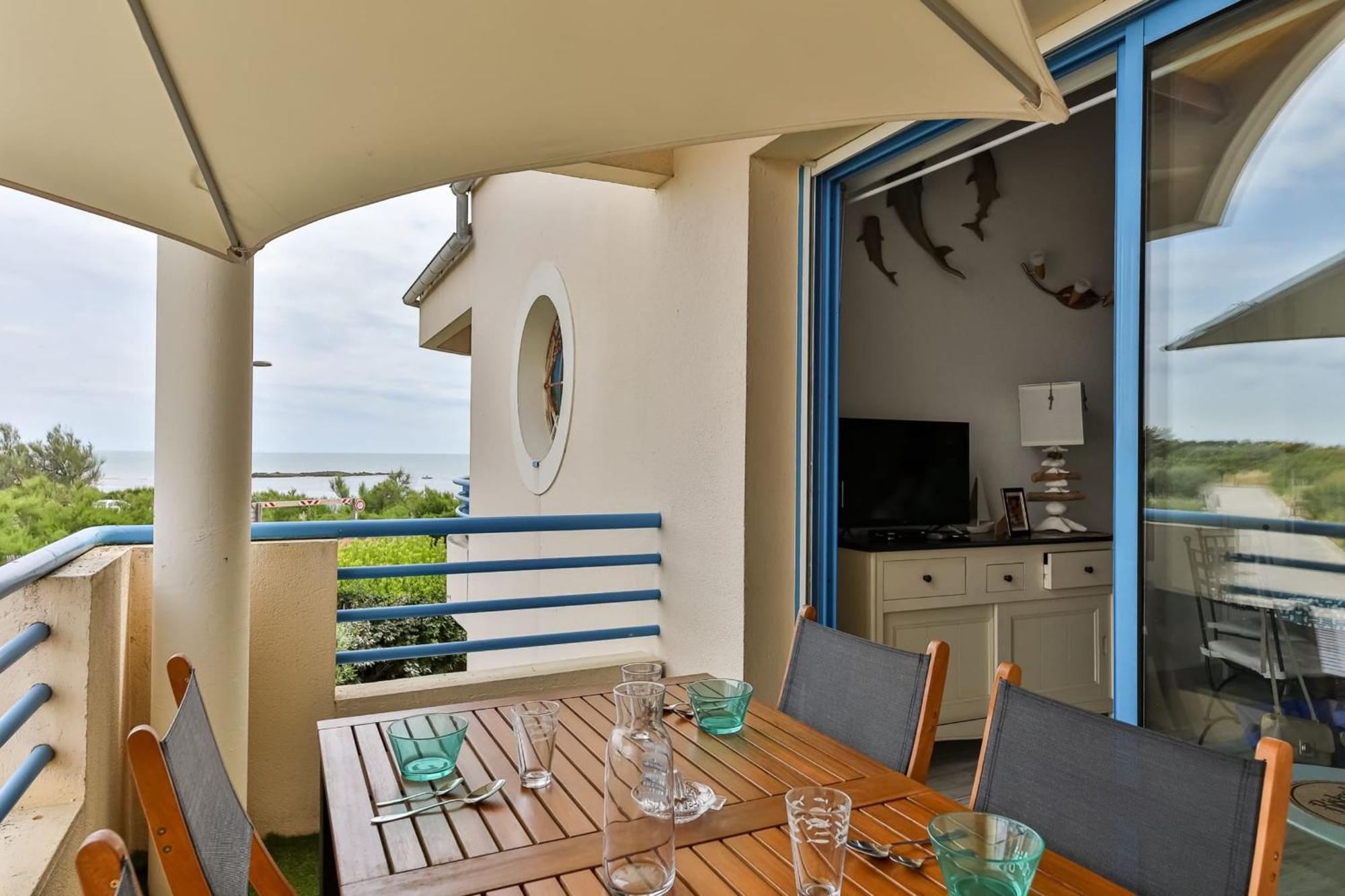 Un Balcon A La Mer - Studio Vue Sur Mer Bretignolles-sur-Mer Exterior photo